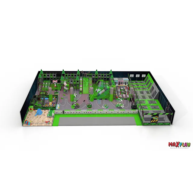 soft Play Center indoor Playground Kids Ball Pit with slides pickler equipment  themed ball pit with slide indoor playground