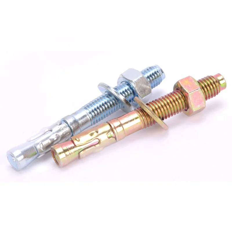 Factory Wholesales fastener Wedge Anchor Zinc Plated Carbon Steel Wedge Anchor Expansion Bolts