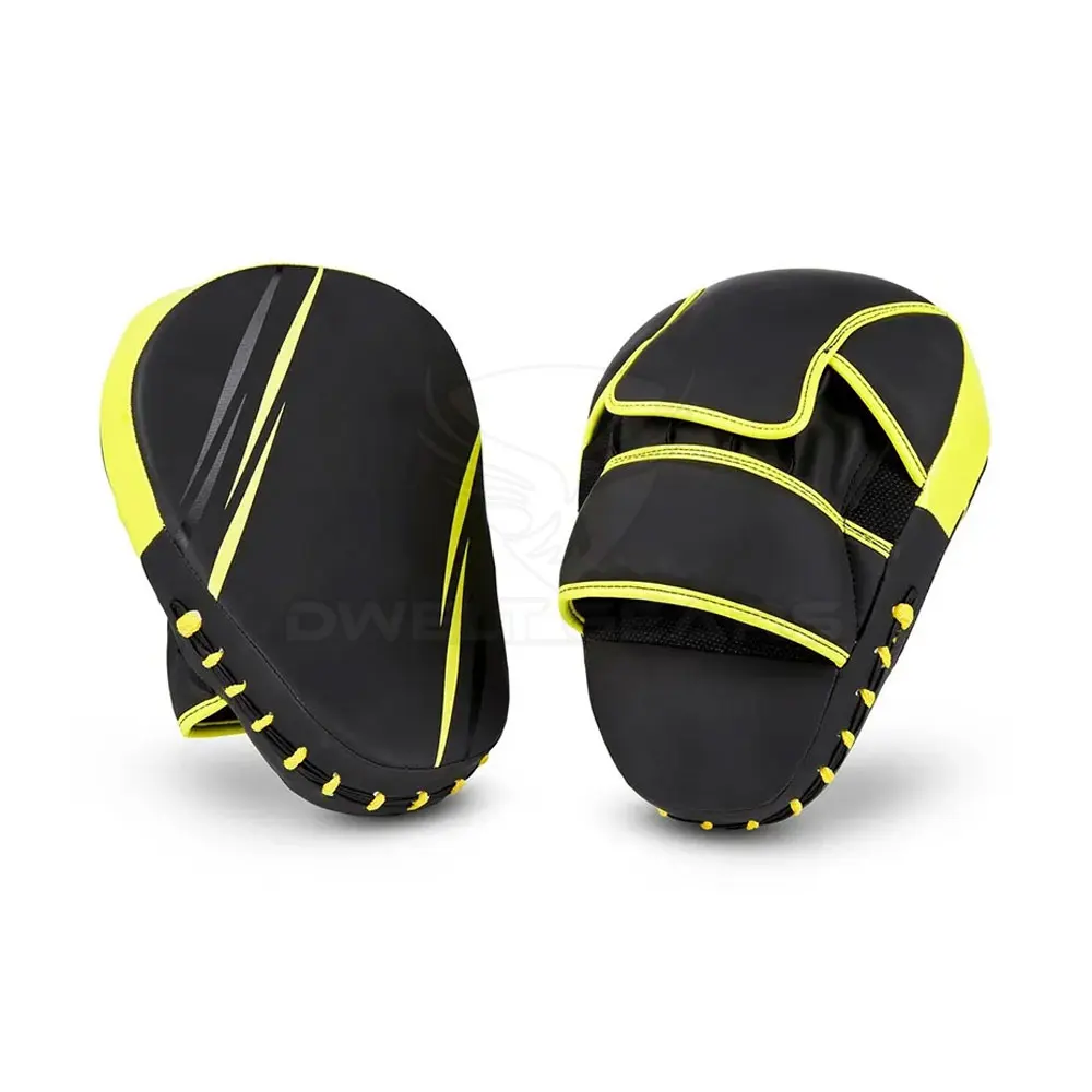 Factory Price PU Foam Muay Thai MMA Kick Pad Kit Boxing Punching Mitt Target Curved Focus Pad