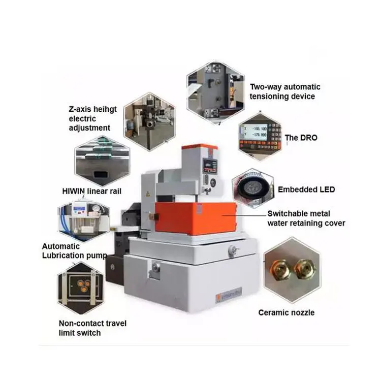 EDM Die Sinking Machine CNC Wire Cut Molds Making wire cut edm machine automatic cnc edm machine