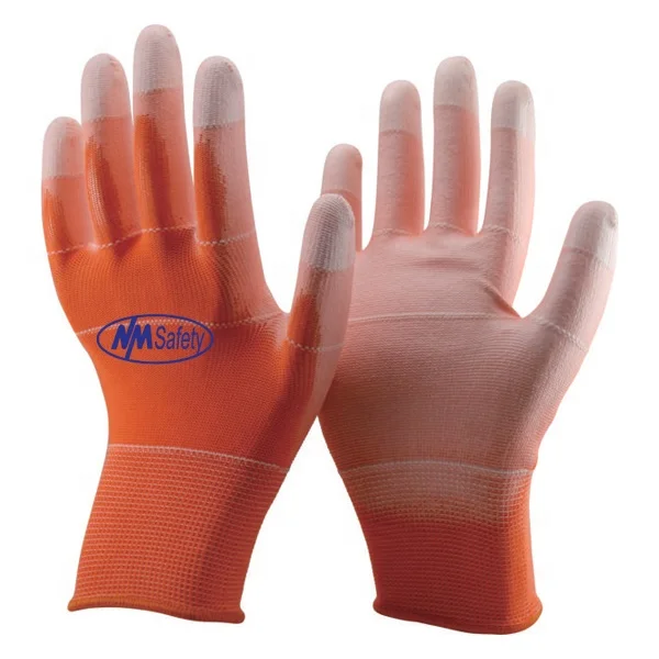 NMsafety Orange Personal Protective Gloves for Agriculture OEM Gloves Construction Colored Womens Garden Work Gloves