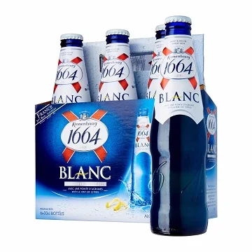 Kronenbourg 1664 Blanc Light Beer 5% Alcohol 24 pack For Sale