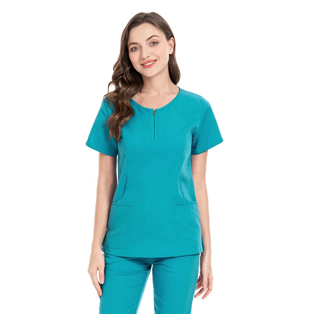 2023 Wholesale New Doctor Hospital Uniform Sets Womens Jogger Set Best Selling Spandex Breathable Female Medical