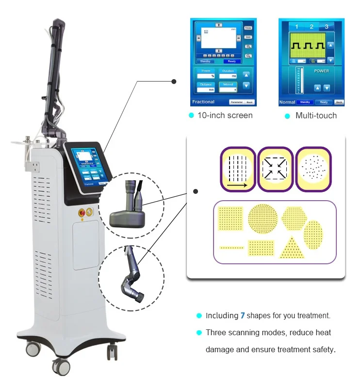 ADSS co2 resurfacing laser CO2 Fractional Laser machine for laser scars removal skin resurfacing vaginal tightening