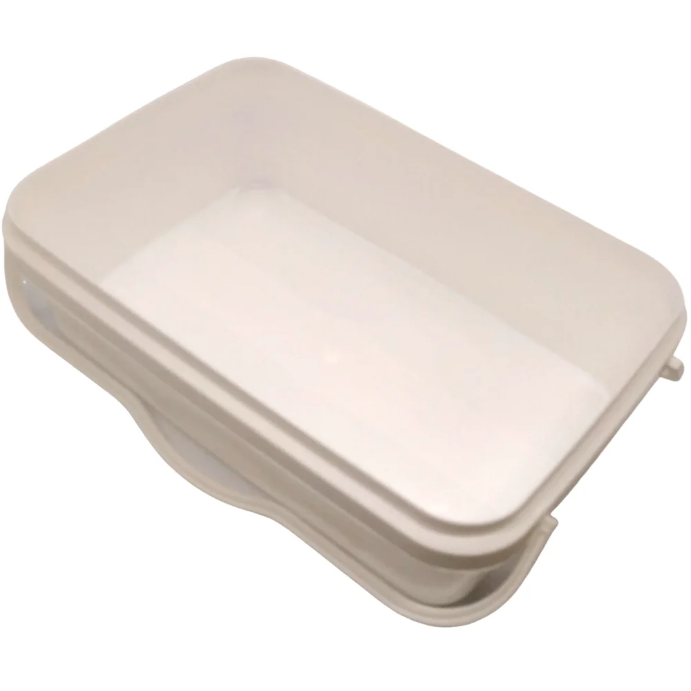 DKK1750 Rectangular 1750ml Tamper Evident PP IML Bucket & PP IML Lid for Food Yogurt Ice Cream Butter Chocolate Halva Packaging