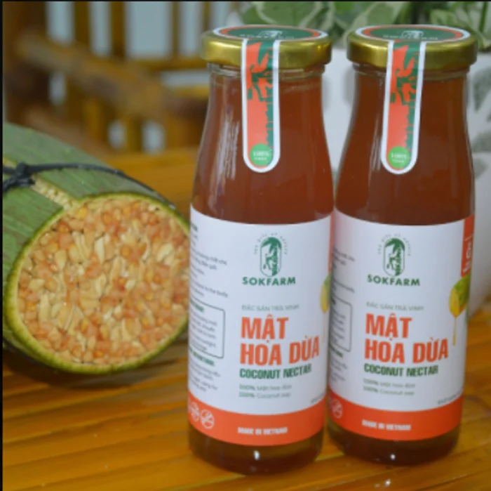 Кокосовый цветок, оригинал, срок годности одного года, сертификат гигиены пищевых продуктов, безопасный кокосовый нектар, экспорт из Вьетнама