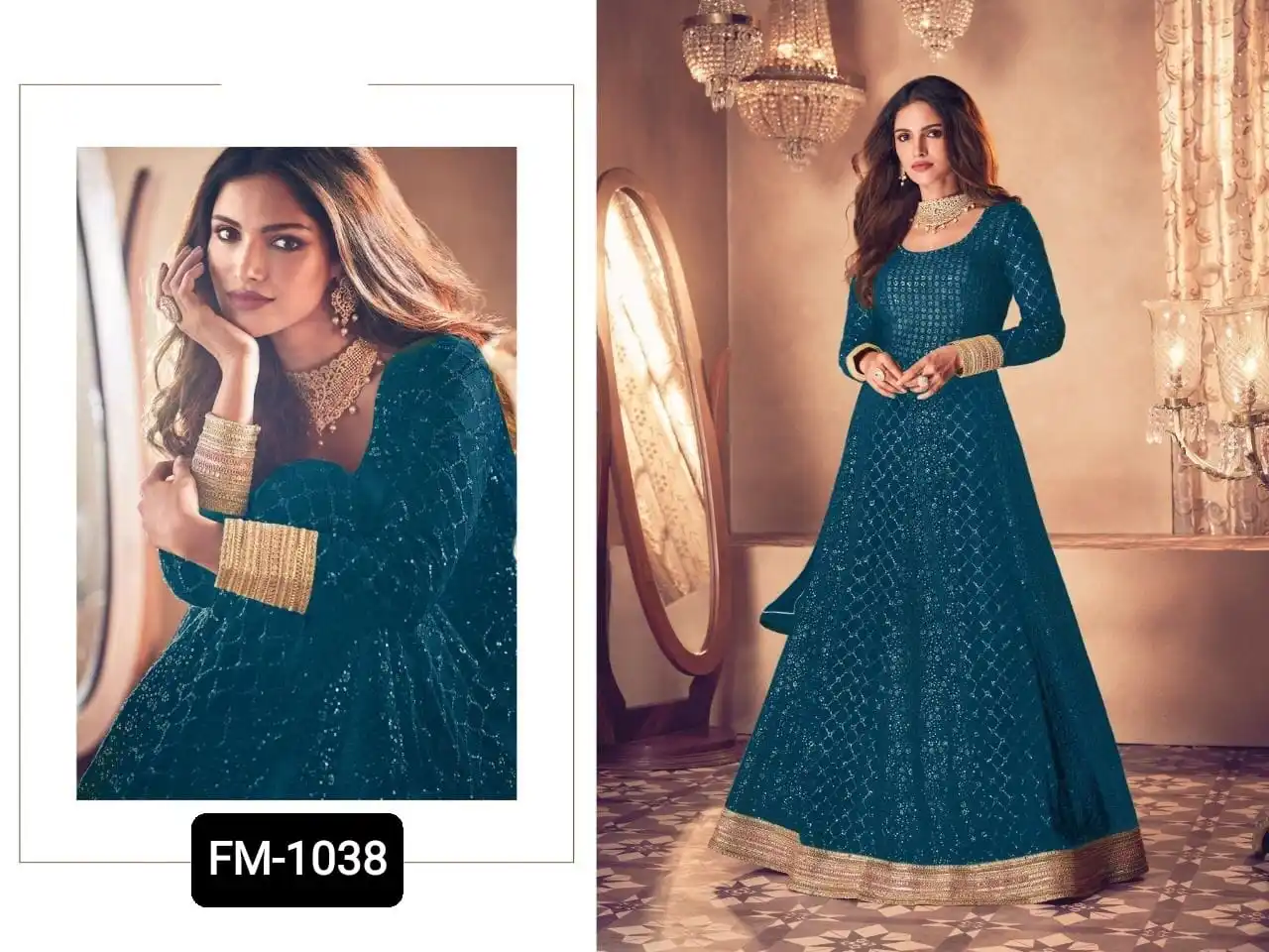 Trendy Clothes Pure Georgette Long Anarkali Gown with Heavy Embroidery Work Gown for Women for Wedding Function and Bridal Wear