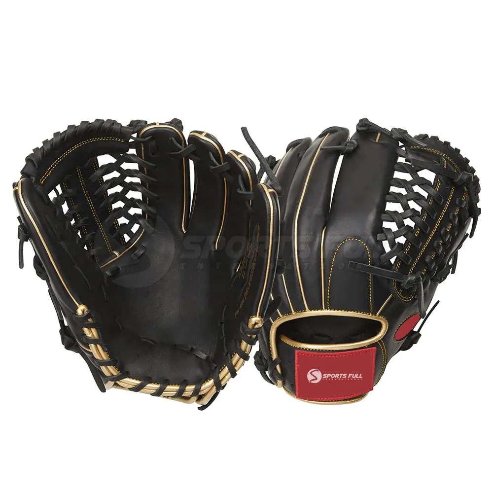 Custom Baseball Gloves For Sale Professional Baseball And Softball Glove Leather Right Hand  In Use
