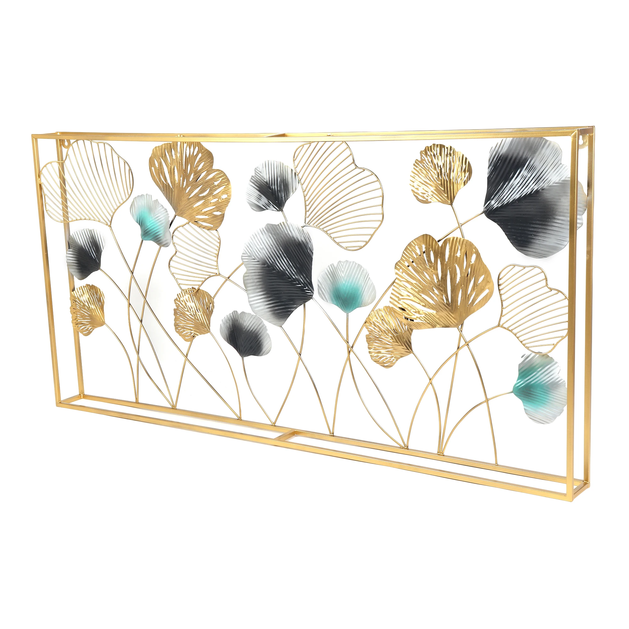 Standard Quality Metal Wall Art Custom Finished Modern Style Wall Hanging wall Arts For Home Living Room Decoration