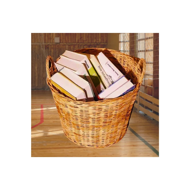 Handcrafted Rattan Baskets Good Quality Eco-Friendly Sundries Handicraft Custom Designs Vietnamese Manufacturer