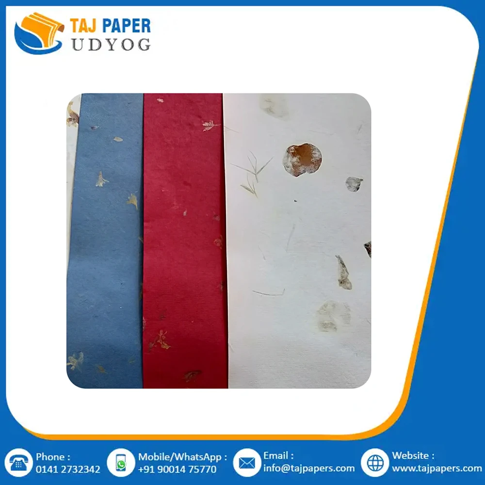 Handmade Kraft Paper for Card/Envelope Making Customized Shape and Size Gift Wrapping Paper