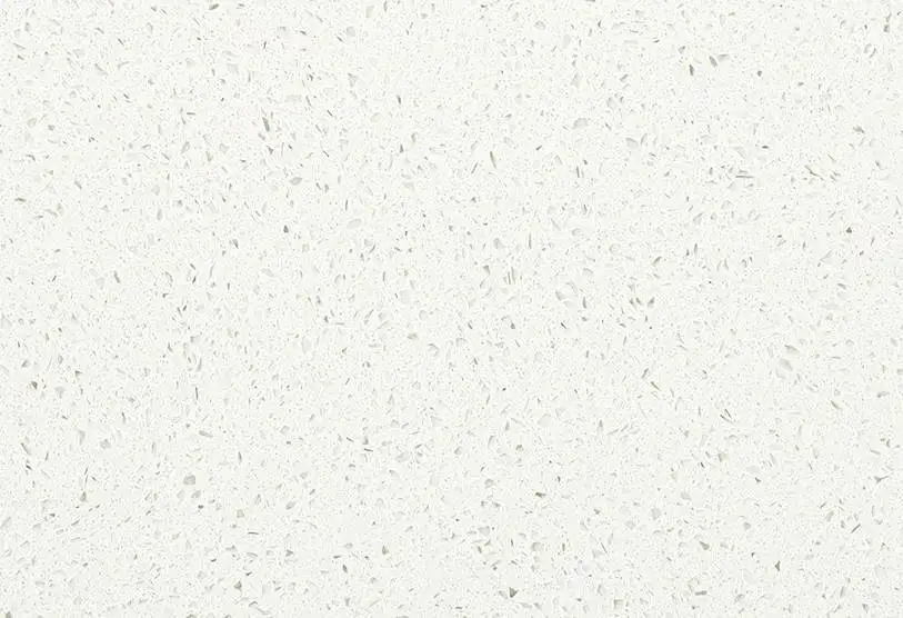 Classic Sparkle white quartz applied in Interior space or kitchen island or countertop