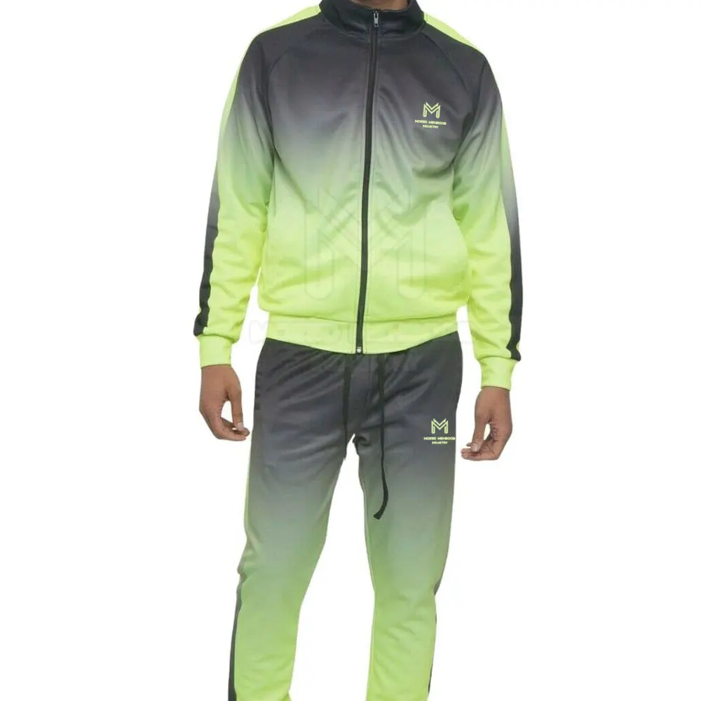 Plus Size Cotton Polyester Made Best Quality Tracksuit Two Piece Set Blank Sublimation Tracksuit For Sale