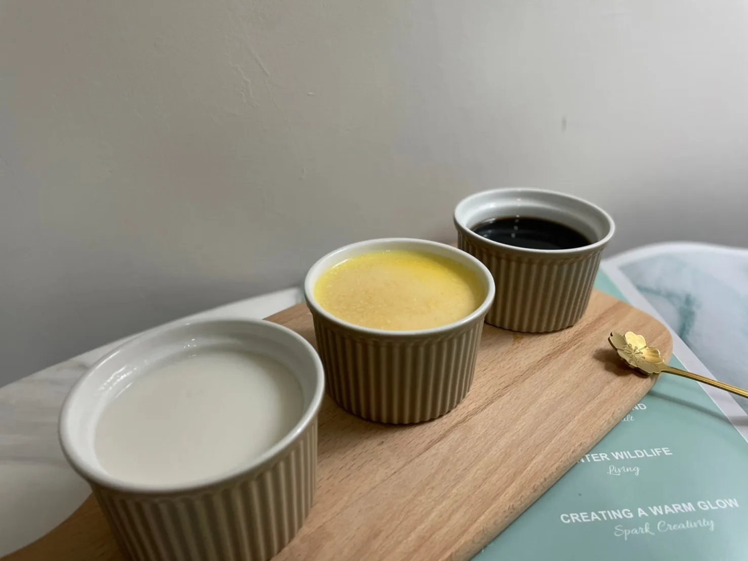 Hot selling product egg flavor pudding powder for milk tea toppings