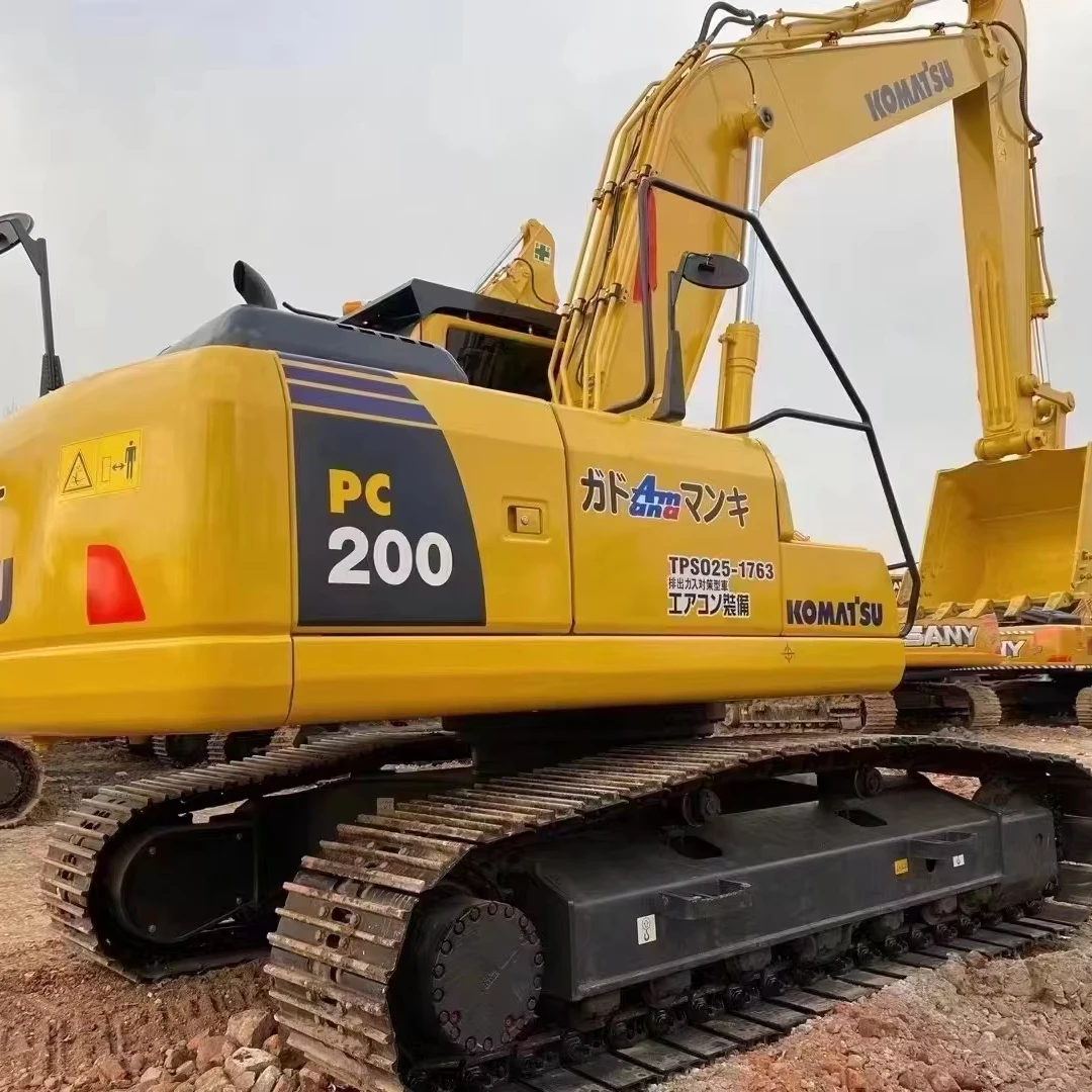 Оригинальный японский экскаватор Komatsu PC200lc-8 б/у для продажи строительная машина PC200-7 PC210-7 22 тонны