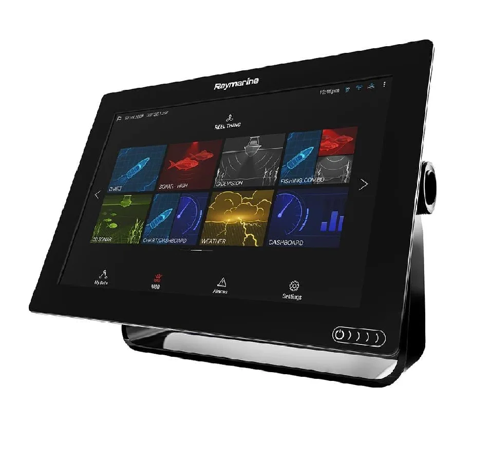 Brand New Ready to Axiom 12 Fish Finder with Built in GPS WiFi Chirp Sonar and RealVision 3D with Navionics+ For Sale