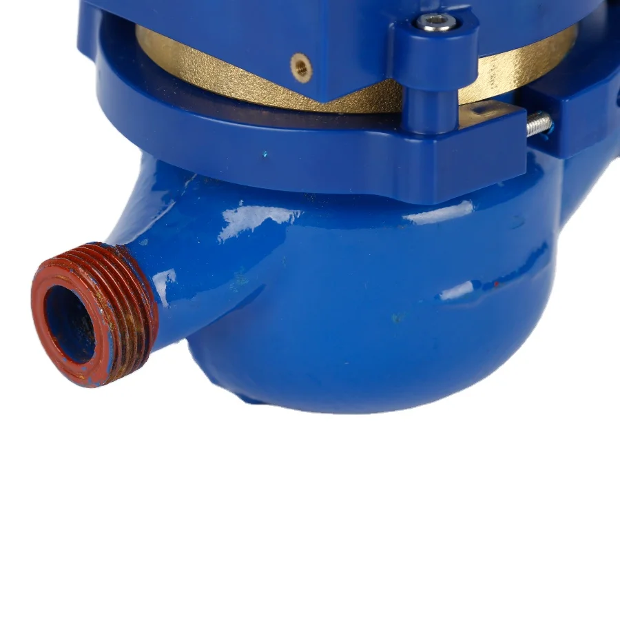 cold water flow meter brass connect RS485 M-BUS smart photoelectric direct read water meter
