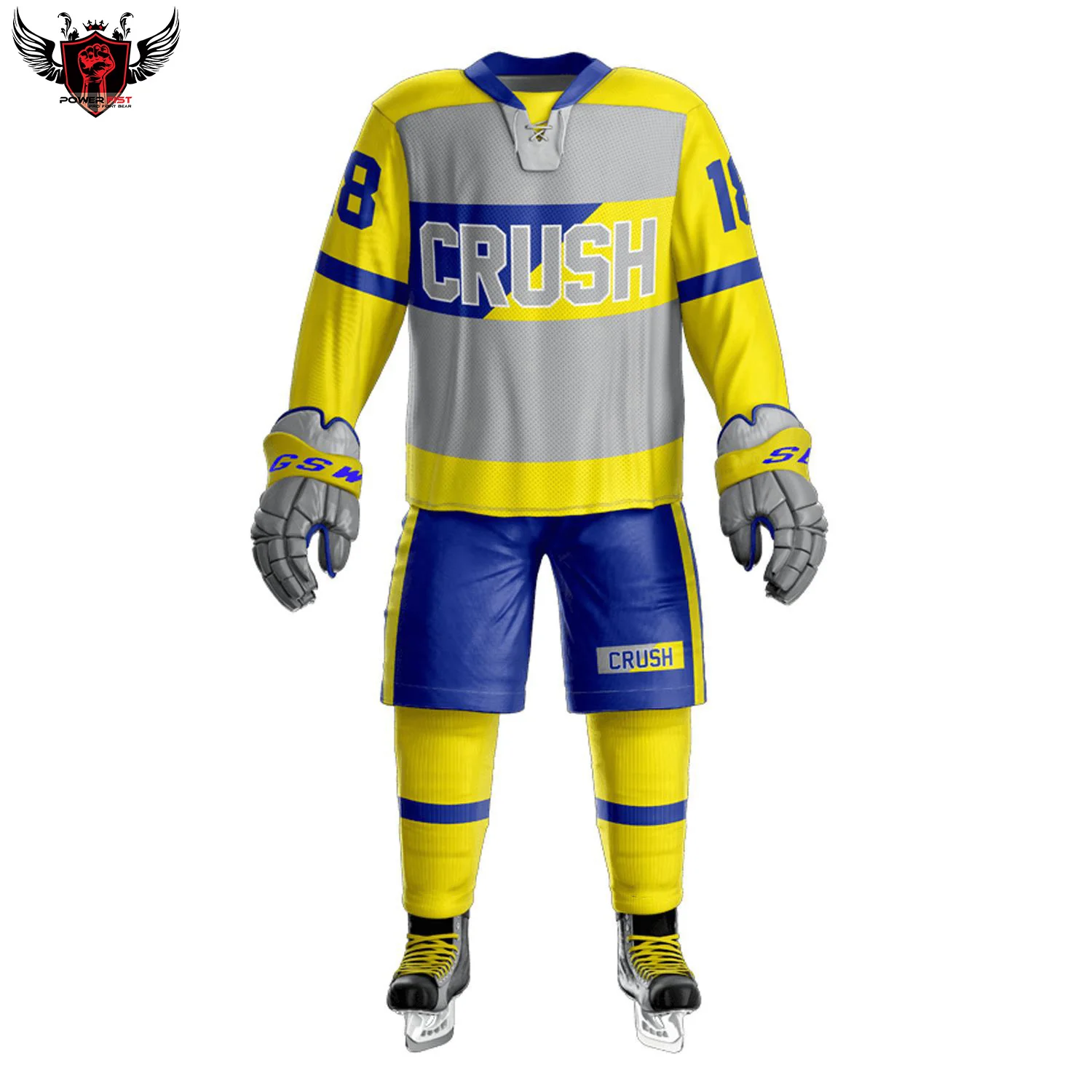 2022 New Men Cool ice Hockey uniform including Jersey Socks & Full Uniform Set Low Price