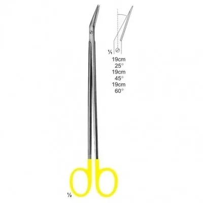 Stainless Steel Dental Surgical Tungsten Carbide TC Sharp Band Crown Cutting Scissors Straight Curved CE Approved
