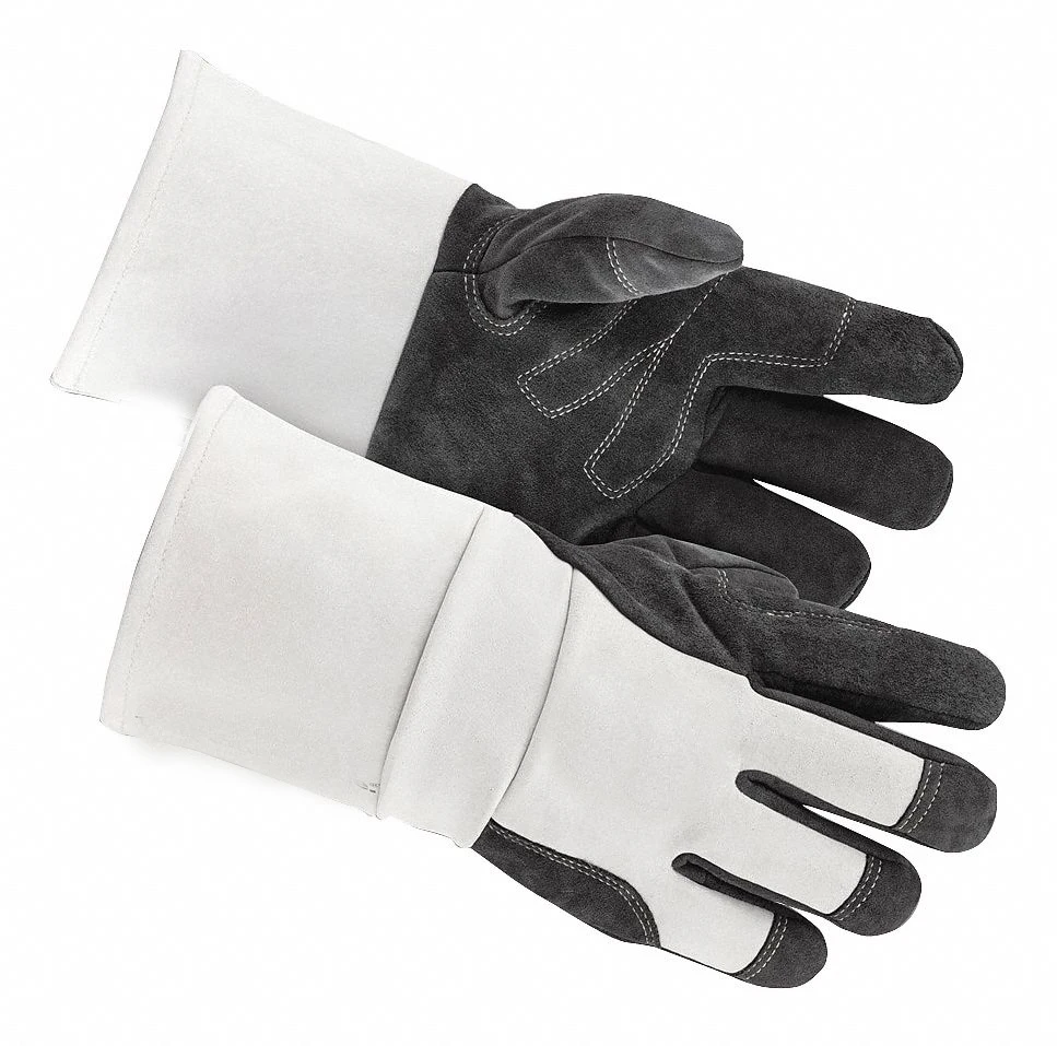 Heat Resistant Cow Split Leather Welding Gloves