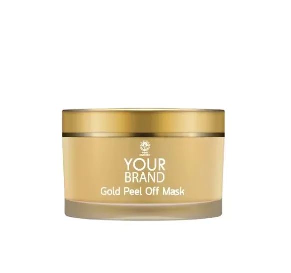 OEM ODM Gold Whitening Mask Peel Off Mask Anti-Aging Anti-Wrinkle Blemish Whitening Facial Firming Oil Control  Beauty Product