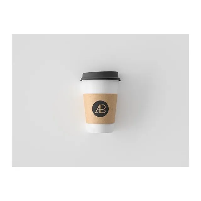 Hot drink paper cup sleeve paper cup jacket for coffee cup