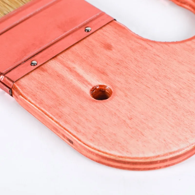 Decoration paint tools artist set professional paint roller brushes wooden double side pure bristle wall paint brush