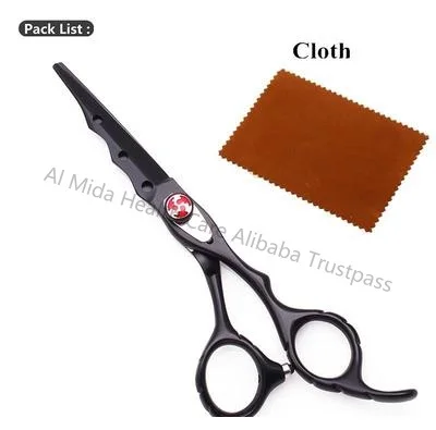 Hot al mida 6 Inch Family Cut Hair Scissors Hairdressing Shear Cutting Thinning Scissor Hairdresser Colors Scissors