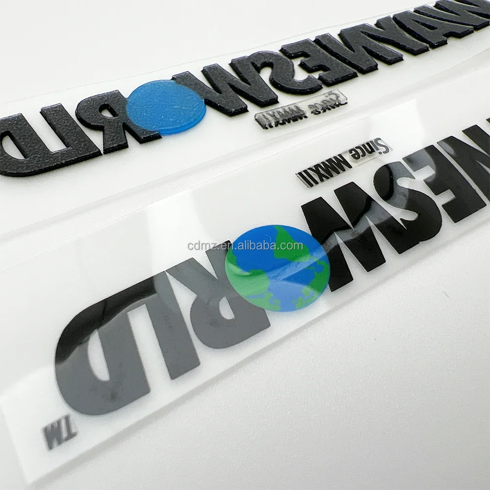 High Quality Custom Logo Printed Cute Bear Pet Heat Transfer Garment Wash Care Labels For T-shirt And Clothes