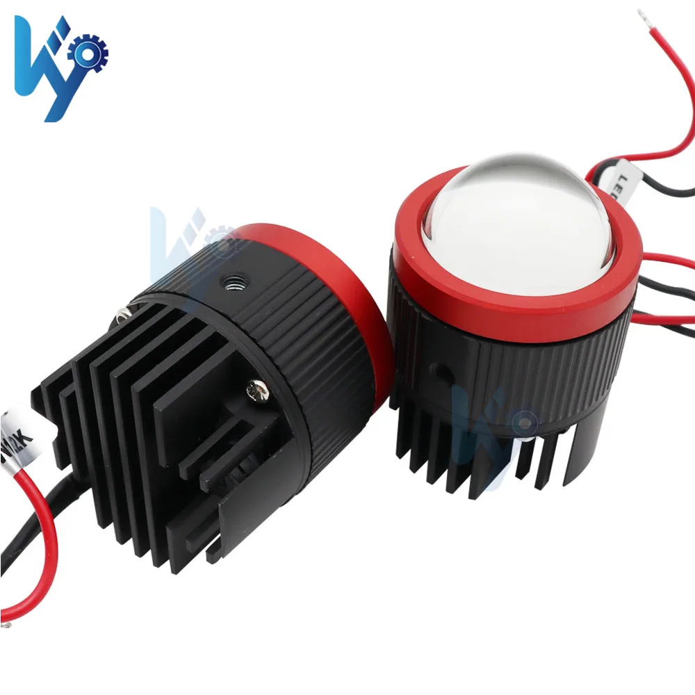 NEW KYWDP001 Mini Led Motorcycle ATV SUV Tractor Led Headlight Laser Light 12V Dual Color Driving Fog Projector Lens LED