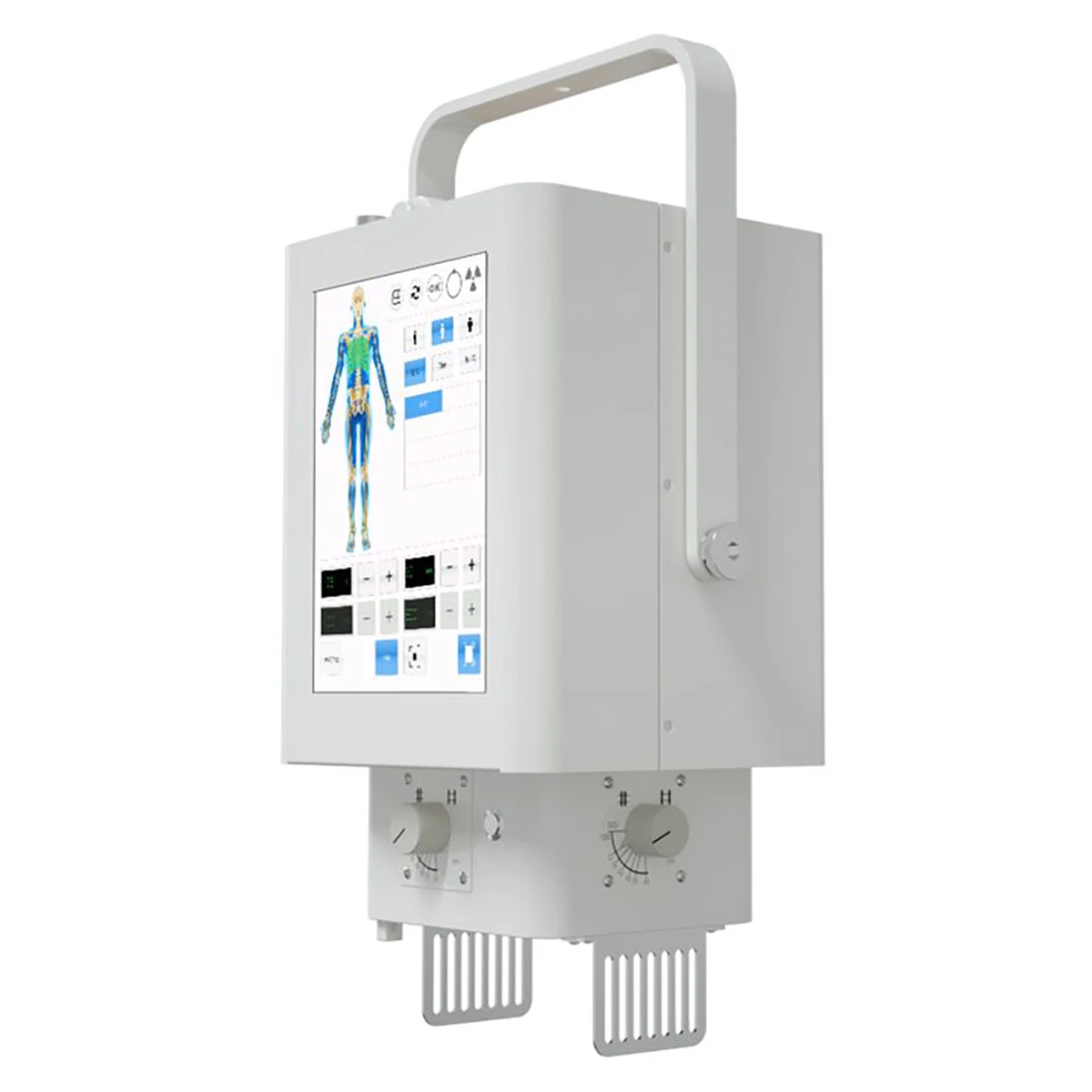 The 10.4 inch LED display DR portable high frequency X-ray medical machine 5.6KW MSLAB1127