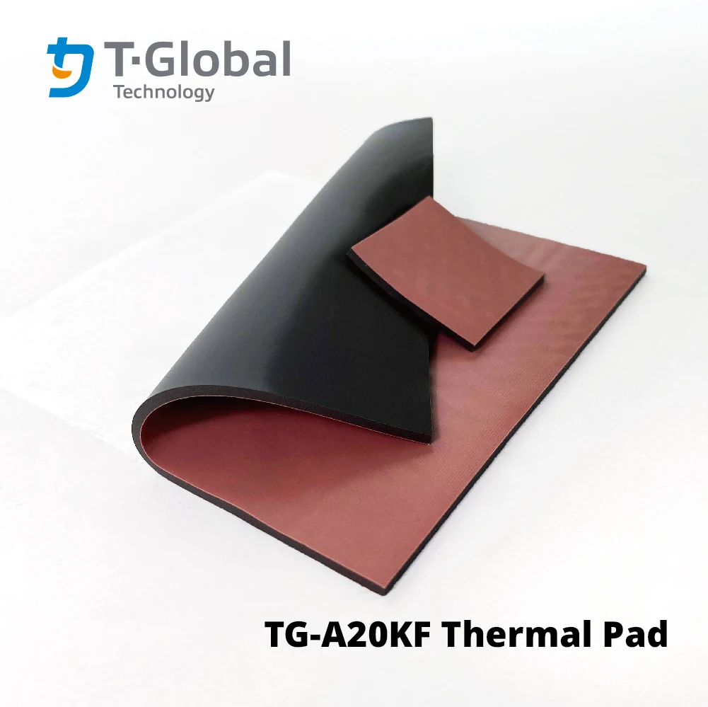 1.8W/mK high thermal conductivity silicone thermal gap pad 130X130mm TG-A20KF