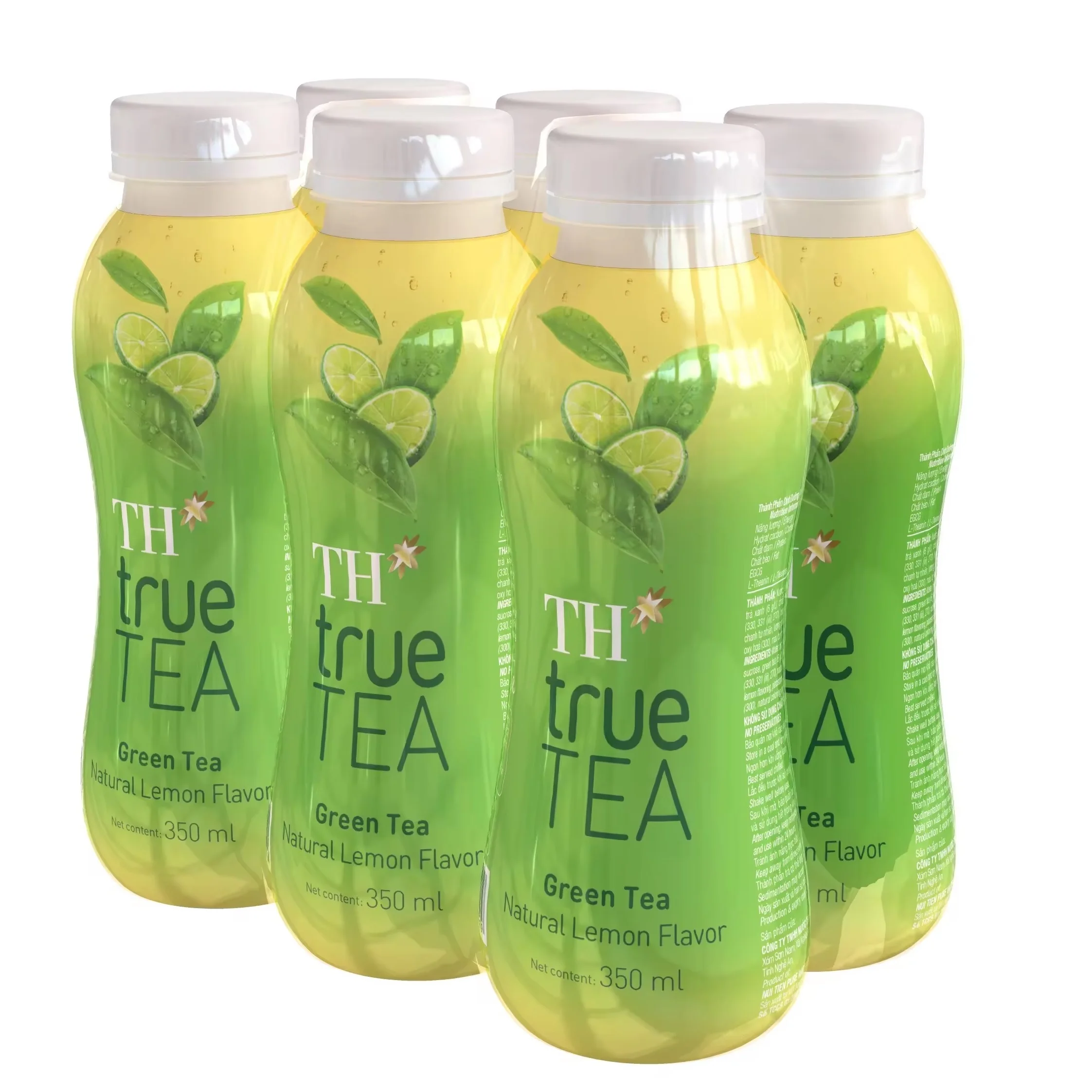 High Quality TH true TEA - Green Tea 350mlx24 Organic With Carton Packaging Natural Lemon Flavor From Vietnam Supplier