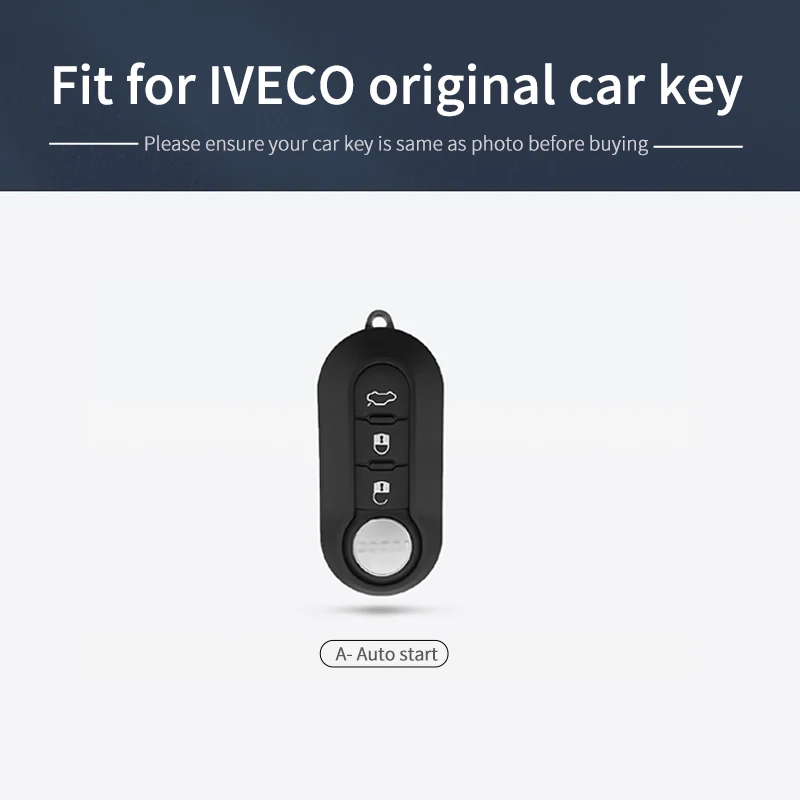 Auto Llave Caso Metal Alloy Car Key Case Cover For Iveco Euro Series Daily I Box Body / Estate Iveco Fiat Lcv / Heavy Duty