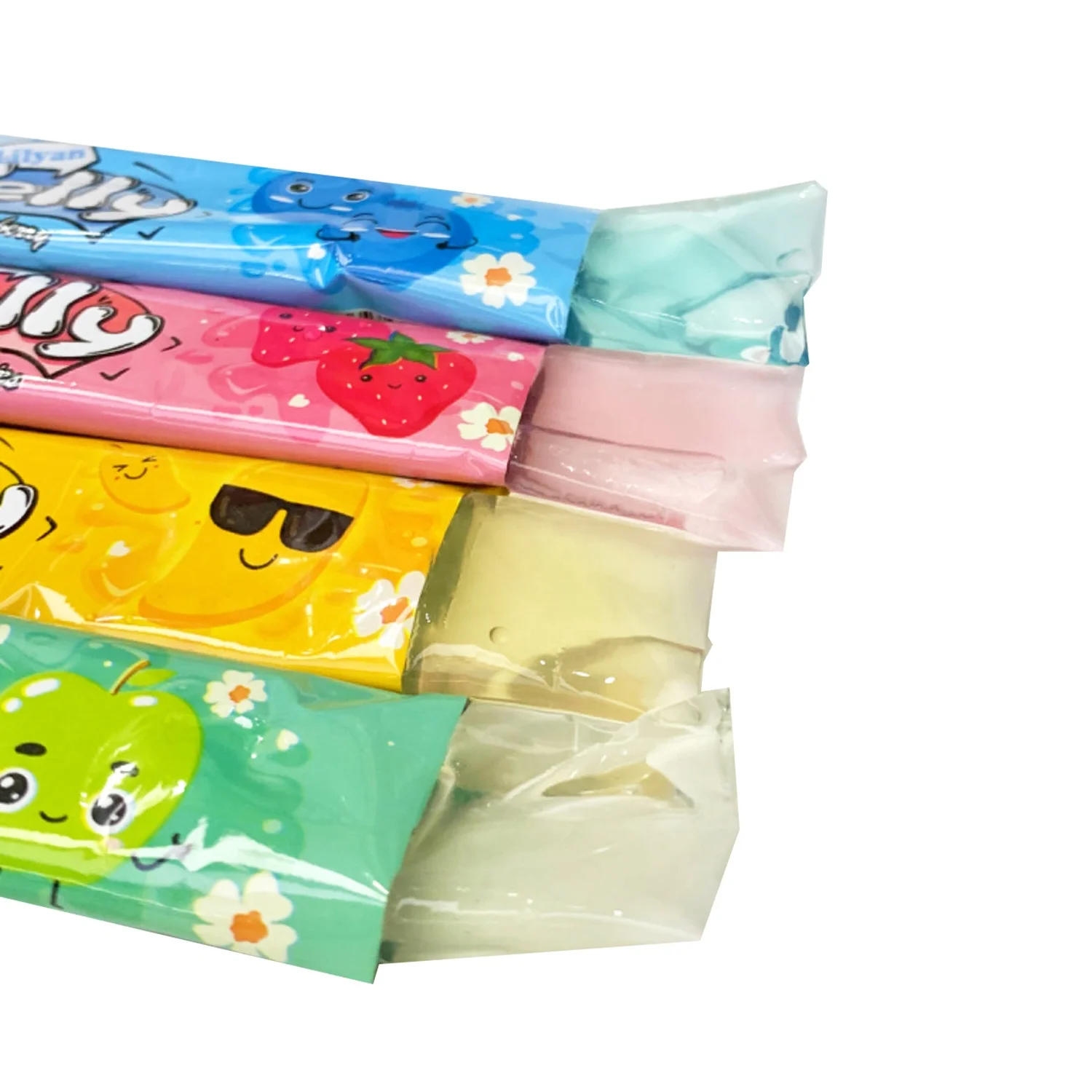 Wholesale Private Label Halal Jelly Stick Jelly Slice OEM ODM  Low fat Slim Weight Loss Slimming Jelly Daily Sweets Snacks