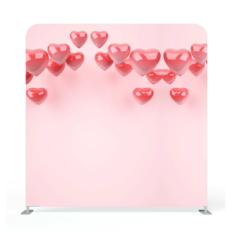 free catalog 8x8ft double sided pillow case tension flower wall backdrop Photo Booth Backdrop