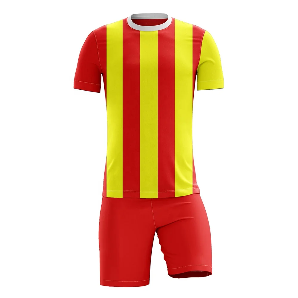 Breathable Sublimated Custom Soccer Uniform Football Club Training Set Men Soccer Jersey Sports Wear