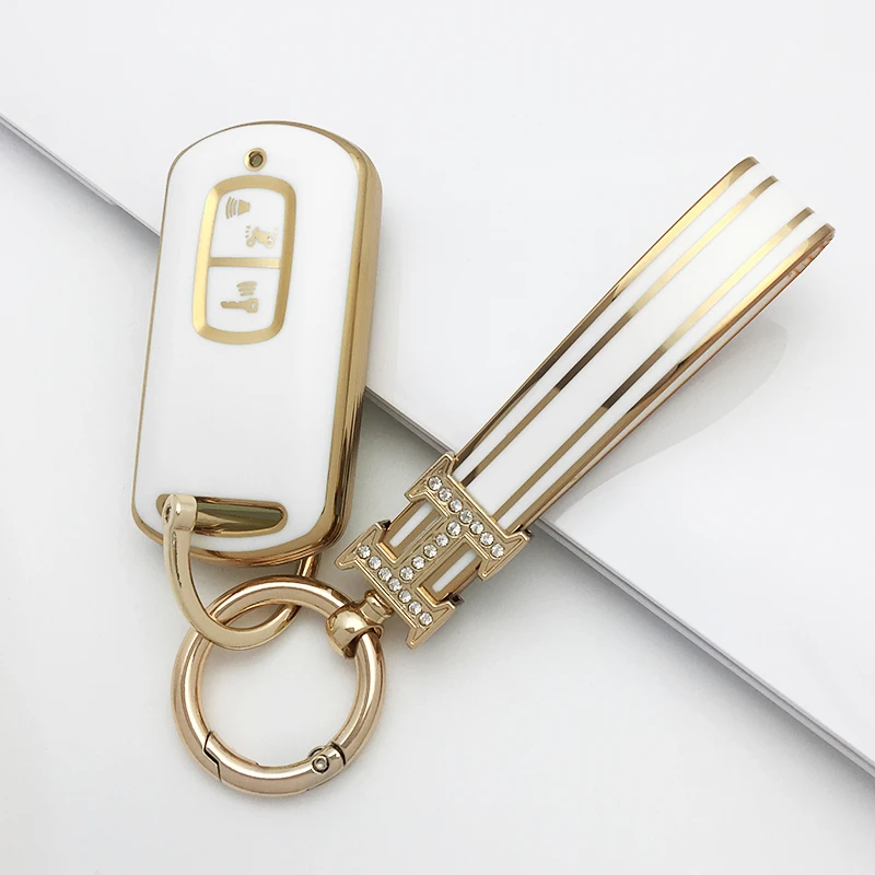 3 Button Key Covers TPU Motorcycle Key Case Cover Holder Protector For Honda Vario PCX Lead Sh125 150