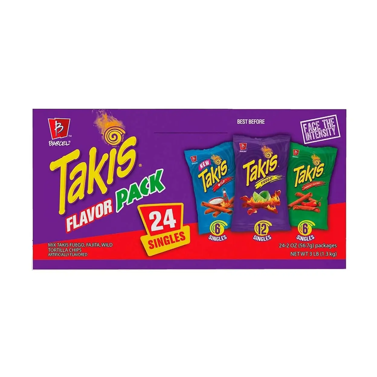 Синяя закуска takis fuego чипсы Горячие