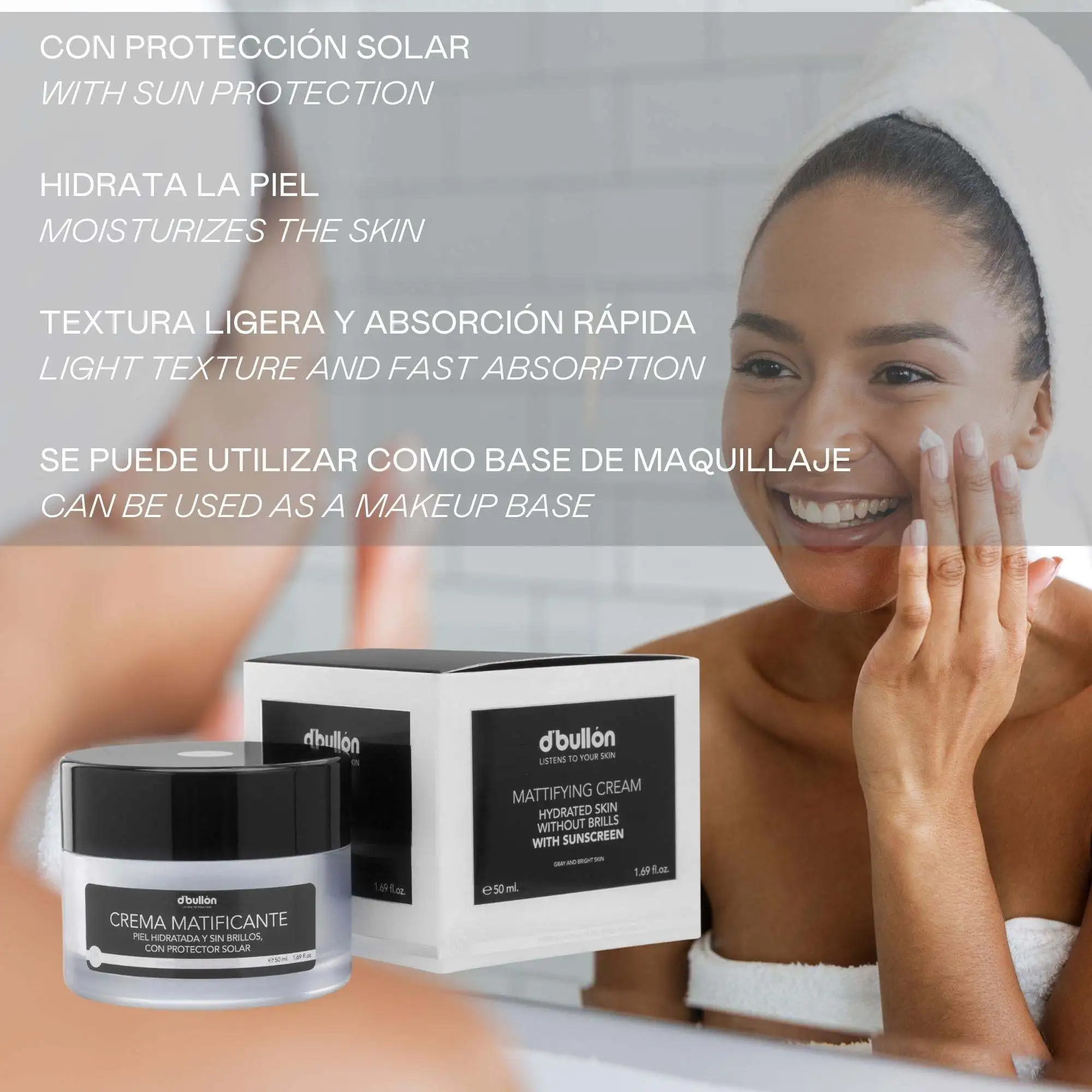 Mattifying Facial Cream for Oily Skin - 50 ml