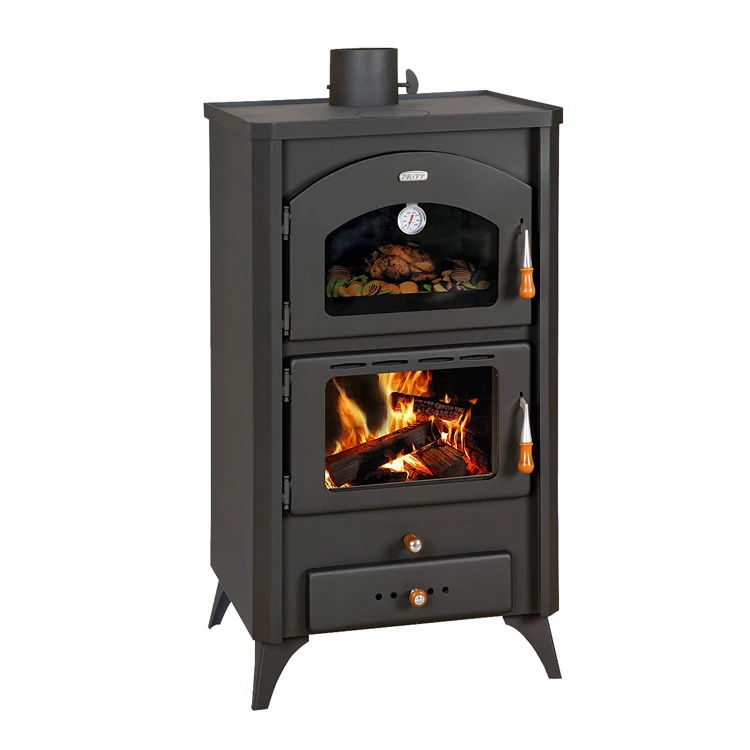 Factory Price 14.2 kW Room Heating Output Energy-Efficient Wood Burning Fireplaces with Oven from Bulgaria Origin Exporter