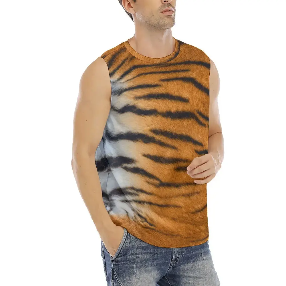 Top Quality Sports gym Men Tank Tops Bodybuilding Singlet Cotton Polyester Made Gym Vests Training Men tank top