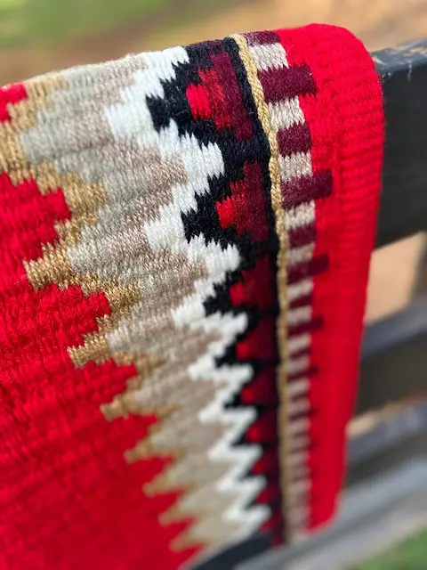 Western Show Horse Saddle Blanket New Zealand Design Handmade Wool Saddle Blanket Top Wool Saddle Pad Size