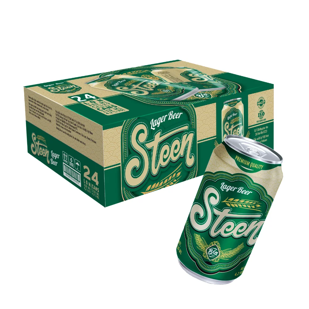 OEM ODM Steen Lager пиво 330 мл банка алкогольных напитков поставщик оптовых