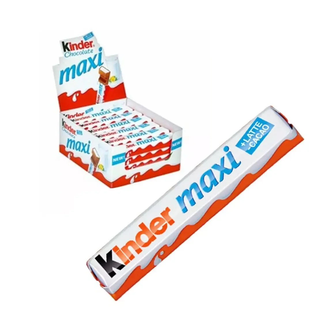 Kinder Maxi milk chocolate with milk filling 210g