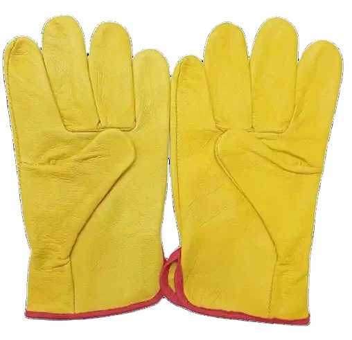 Mechanic Leather Working Safety Driving Gloves Construction gardening gloves
