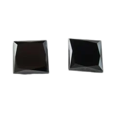 Buy Premium Quality Princess Cut Shape Black Color Moissanite Diamonds Manufacture in India Wholesale Prices