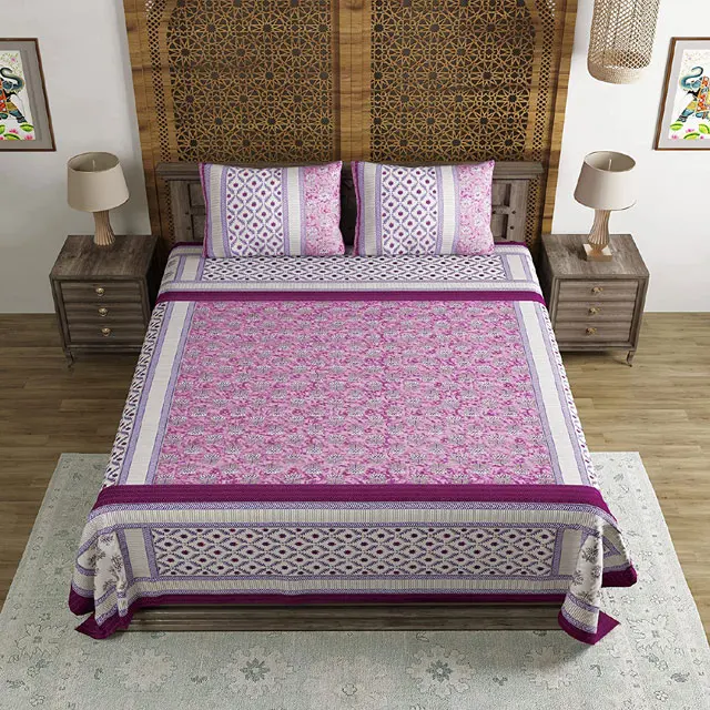 New European-style bedding four-piece set of pure cotton texture comfortable high fashion jacquard bed cover