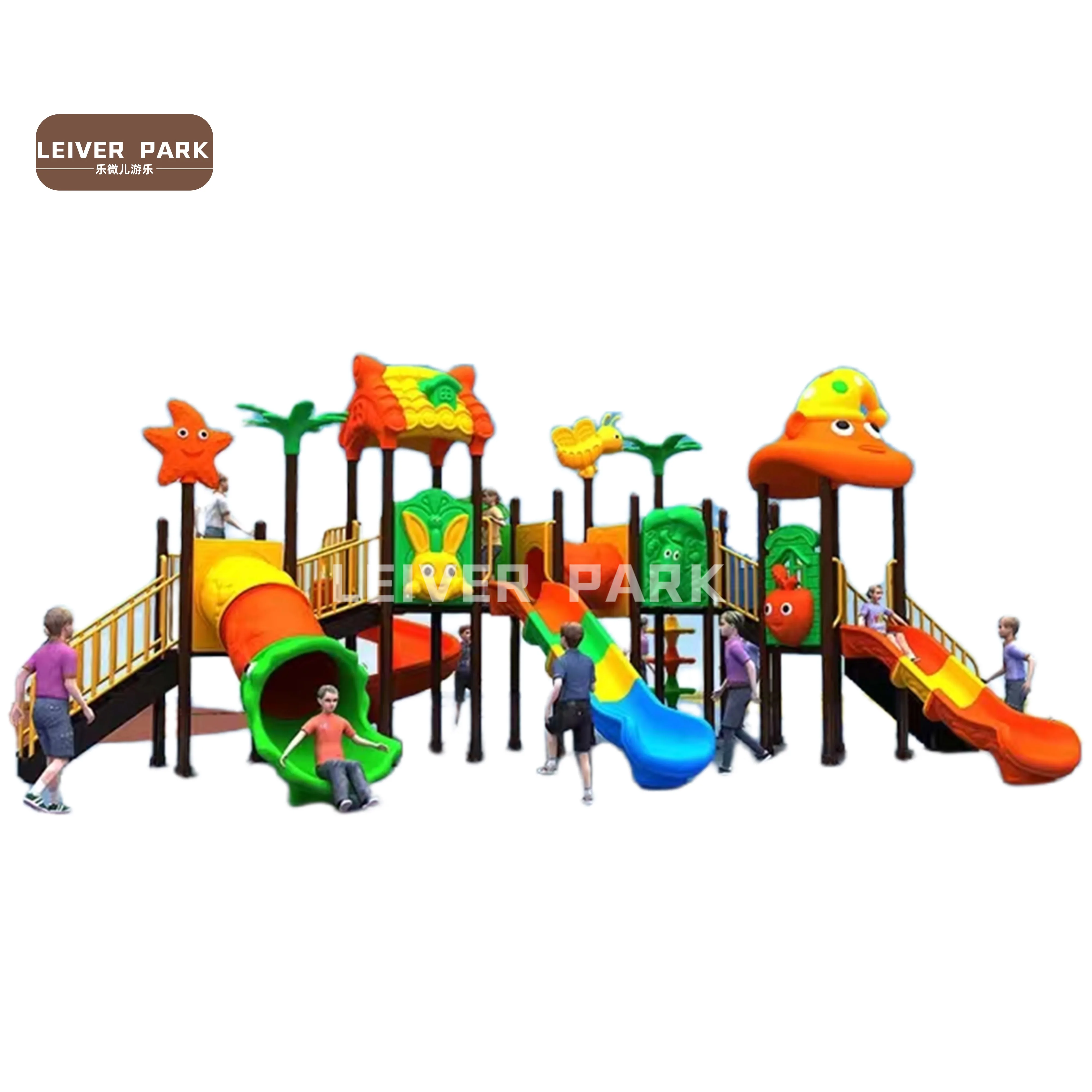 Cheap Price High Quality Plastic Slide Children Outdoor Playground Equipment Play Set Outdoor Playground For Kids