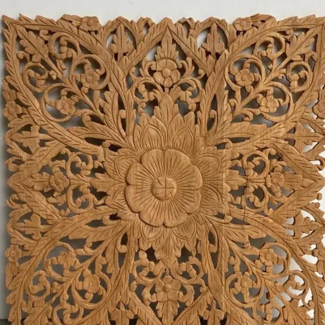 Beautifully Crafted Antique Wooden Wall Panel a Unique Touch for Home Decor, Adding Depth and Warmth to Any Space